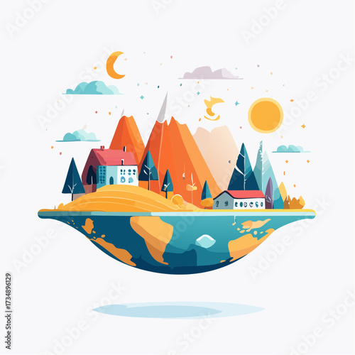ship on the sea
