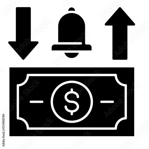 Price Alert  Icon Set Multiple Style Collection
