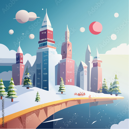 vector illustration of the city