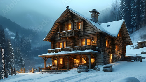 Warm Glow in Winters Night