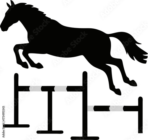 a horse running in a racetrack