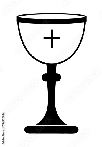 Kielich z krzyżem – Eucharystia i Komunia Święta