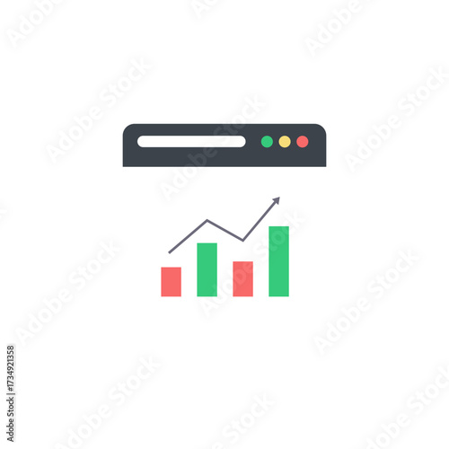 Two red flags crossed on white background - graphic illustration of red flags