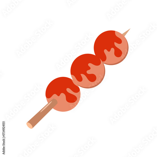 Delicious Food Skewer Savory Treat on a Stick, an appetizing food adventure