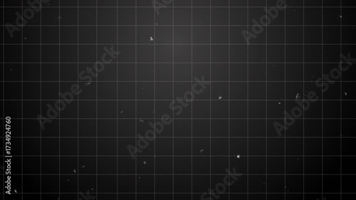 Dark Grid with dust and scratches background, ideal for creating a moody, dramatic, video editing, or abstract art projects. 4k Video