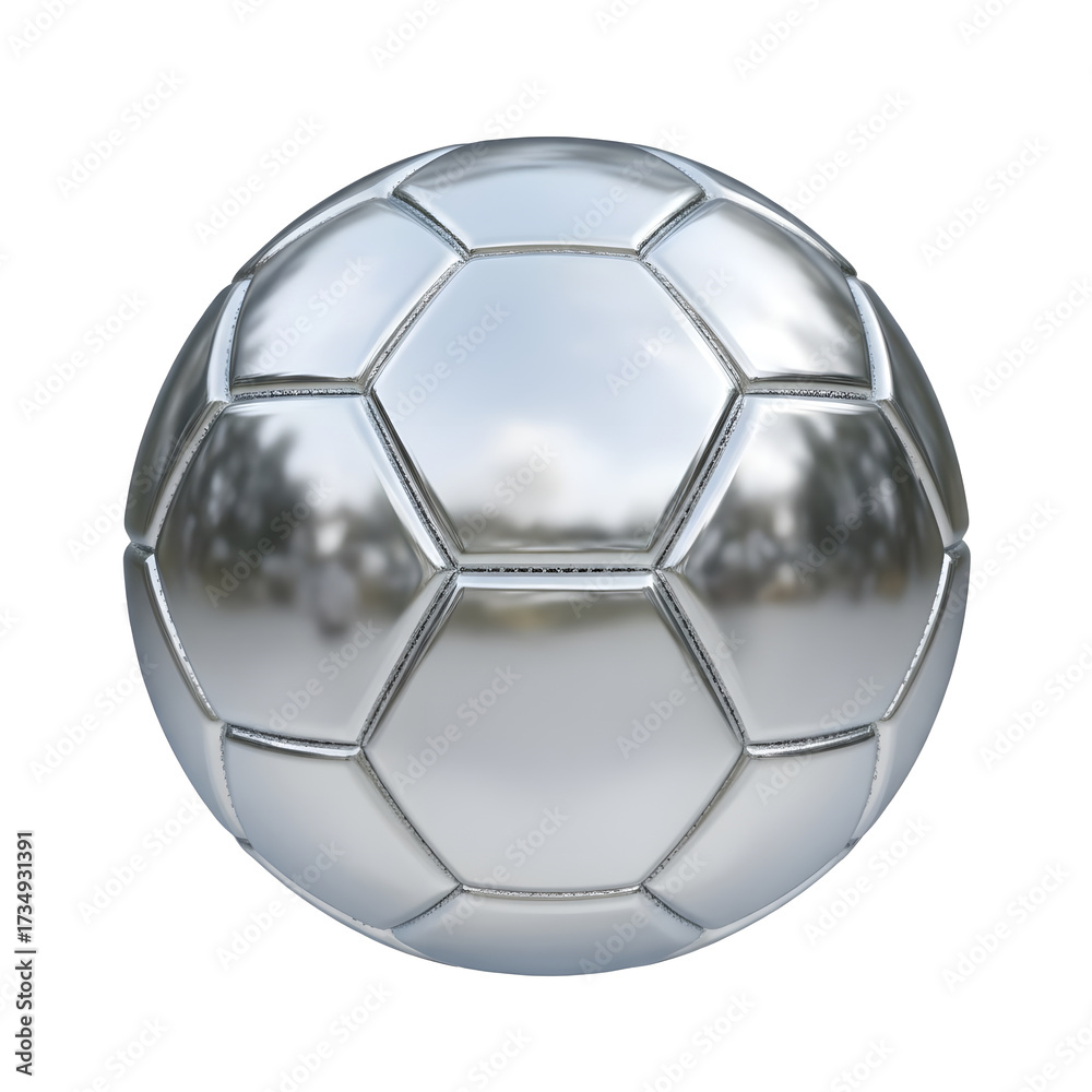 Naklejka premium soccer ball isolated on white