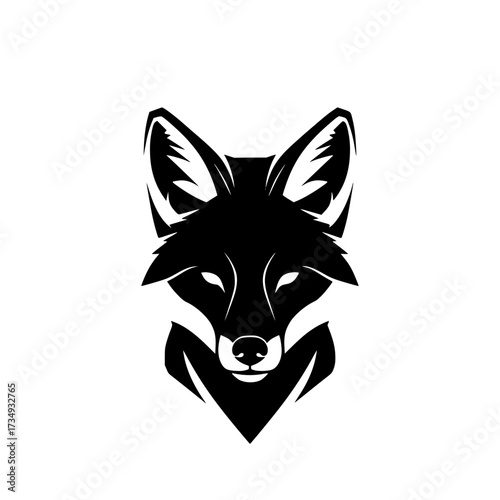 Stylized Fox Face Icon