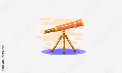 Astronomy design retro illustration