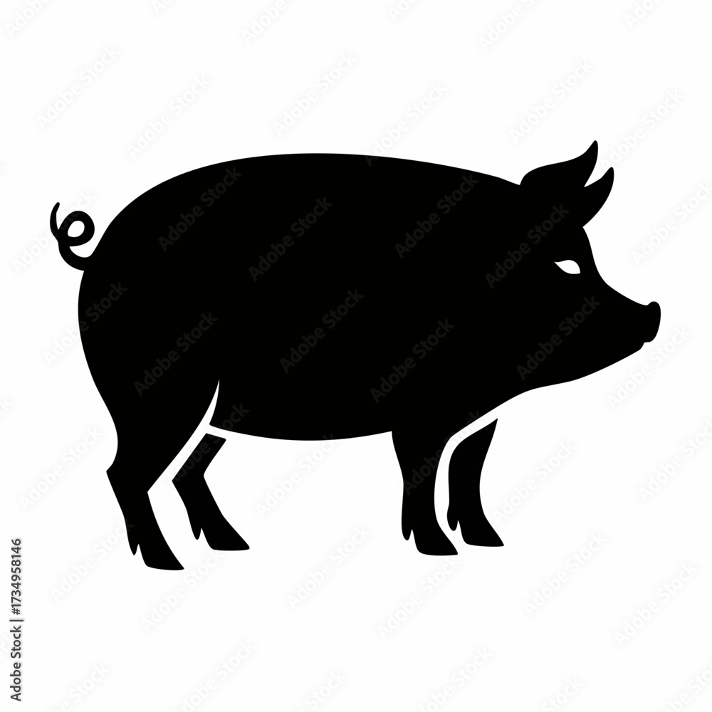Fototapeta premium pig icon vector design