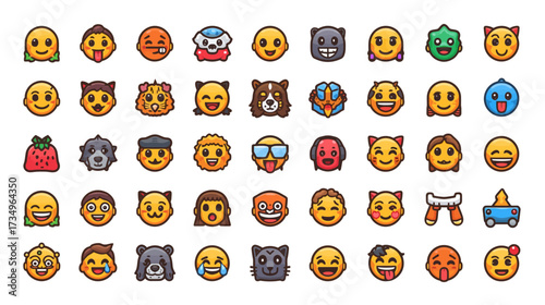 A collection of retro-styled vector icons depicting various vintage household appliances, electronics, and domestic tools.