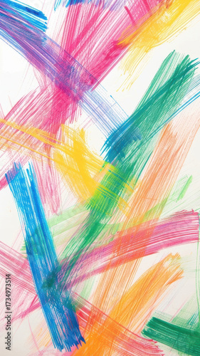 Vibrant Abstract Paint and Line Backgrounds
