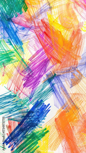 Vibrant Abstract Paint and Line Backgrounds