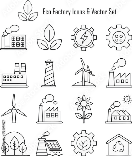 Icons & Illustrations & Vector Set