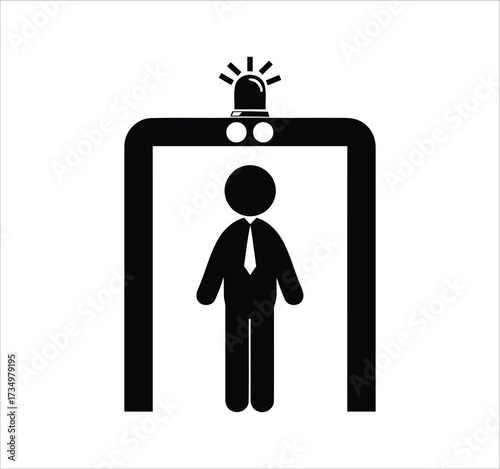 Airport set of web icons in line style. Air travel icons including plane, ticket, passport, luggage, transport, check-in, pilot, stewardess, duty free shop. Editable stroke. Vector illustration