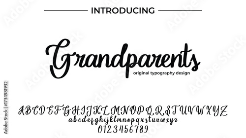 Grandparents - Elegant Script Font for Smooth Handwritten Design and Creative Typography