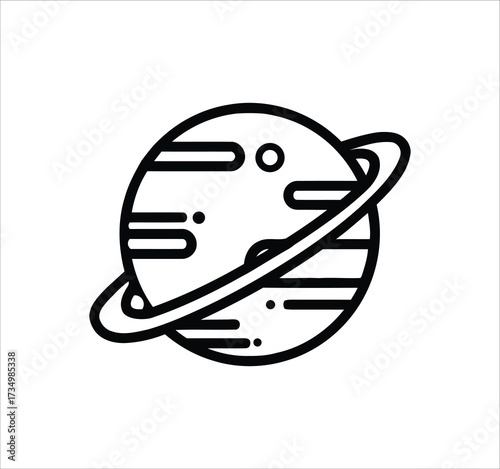 Space & Astronomy set of web icons in line style. Universe icons including satellite, astronaut, rocket, comet, telescope, planet, galaxy, and more. Editable stroke. Vector illustration
