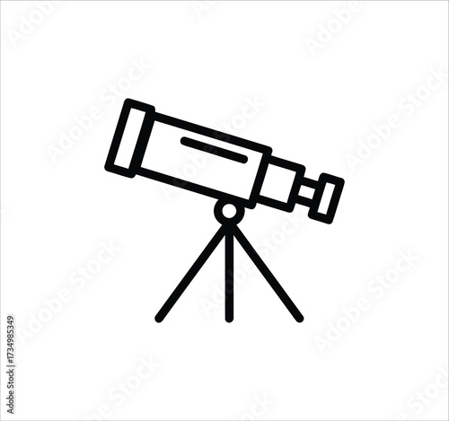 Space & Astronomy set of web icons in line style. Universe icons including satellite, astronaut, rocket, comet, telescope, planet, galaxy, and more. Editable stroke. Vector illustration
