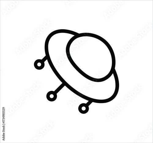 Space & Astronomy set of web icons in line style. Universe icons including satellite, astronaut, rocket, comet, telescope, planet, galaxy, and more. Editable stroke. Vector illustration