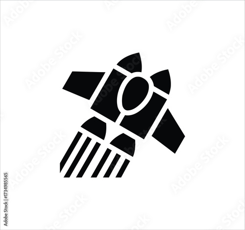 Space & Astronomy set of web icons in line style. Universe icons including satellite, astronaut, rocket, comet, telescope, planet, galaxy, and more. Editable stroke. Vector illustration