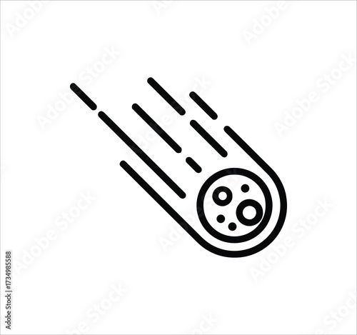 Space & Astronomy set of web icons in line style. Universe icons including satellite, astronaut, rocket, comet, telescope, planet, galaxy, and more. Editable stroke. Vector illustration