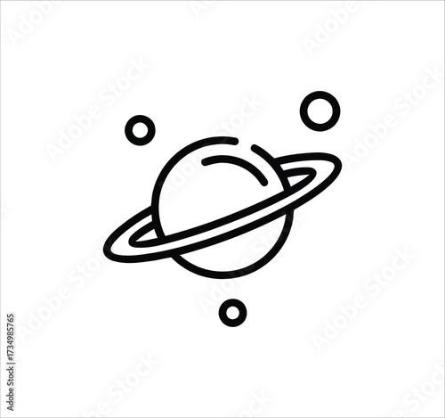 Space & Astronomy set of web icons in line style. Universe icons including satellite, astronaut, rocket, comet, telescope, planet, galaxy, and more. Editable stroke. Vector illustration