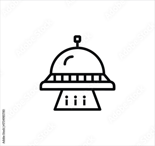 Space & Astronomy set of web icons in line style. Universe icons including satellite, astronaut, rocket, comet, telescope, planet, galaxy, and more. Editable stroke. Vector illustration