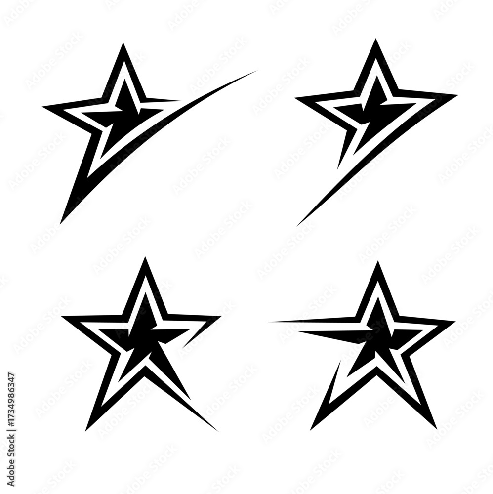 Obraz premium set of stars
