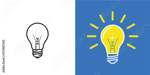 Light Bulb Concept Illustrating Idea, Creativity, and Innovation