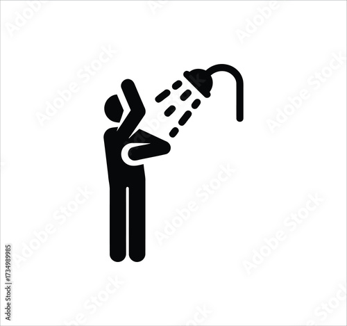 Toilet and Restroom set of web icons in line style. WC signs including man, woman, shower, baby care, handicap symbol, no smoking, no trash. Editable stroke. Vector illustration