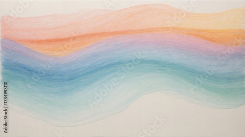 Soft pastel gradient background with flowing colors in swirls  