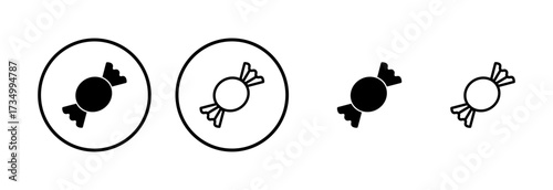 Candy icon logo design. candy sign and symbol.