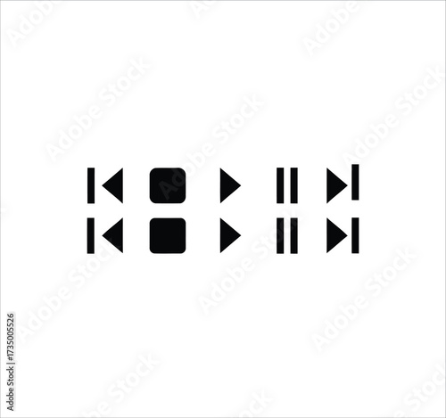 Audio & Sound set of web icons in line style. Icons including speaker, microphone, music, multimedia, equalizer, headphones, volume, and more. Editable stroke. Vector illustration