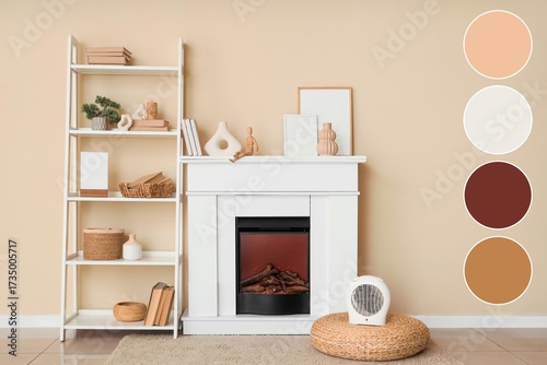 Interior of living room wit...