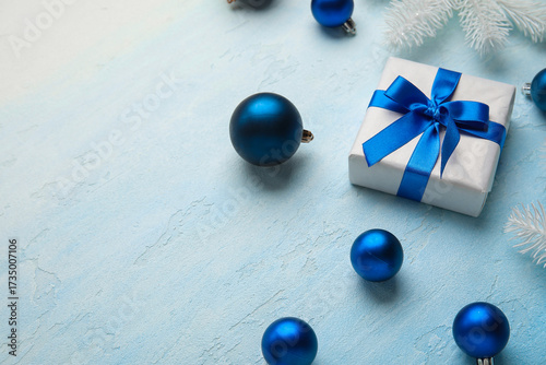 Christmas tree branches wit...