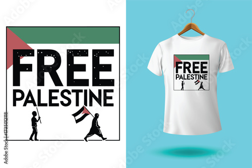 Palestine design vector, Save Palestine illustration for banner, t-shirt, poster, sticker, badges, social media design. Hand-Drawn Lettering Phrase, Calligraphy Graphic Typography.