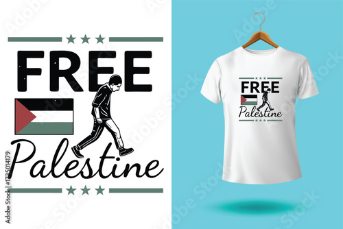 Palestine design vector, Save Palestine illustration for banner, t-shirt, poster, sticker, badges, social media design. Hand-Drawn Lettering Phrase, Calligraphy Graphic Typography.