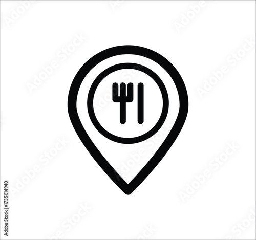 Restaurant & Food Service set of web icons in line style. Editable stroke icons including menus, meals, dining, drinks, cafes, bars, delivery, culinary branding, and various types of food and restaura