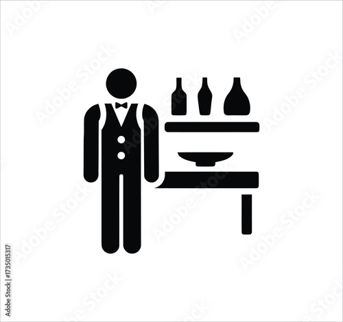 Restaurant & Food Service set of web icons in line style. Editable stroke icons including menus, meals, dining, drinks, cafes, bars, delivery, culinary branding, and various types of food and restaura