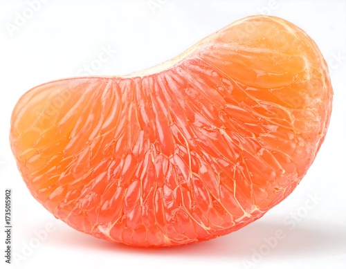 Close-up grapefruit segment