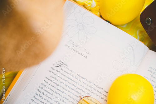 Summer Pool Side Yellow Reading Hat
