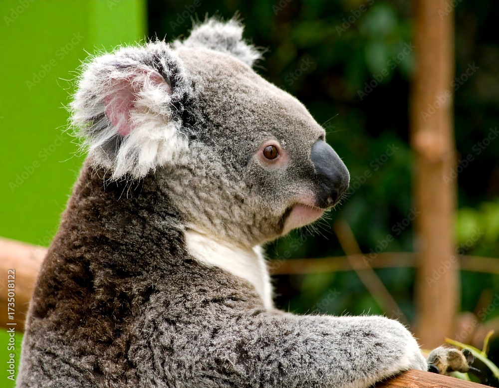 Obraz premium Close-up koala profile