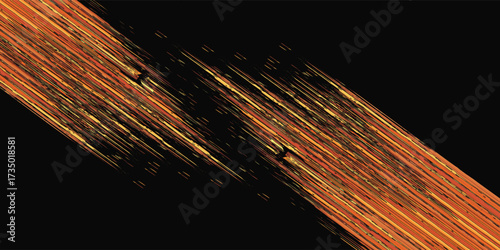 Black and orange modern abstract background with yellow glowing art simple nice pattern gradient