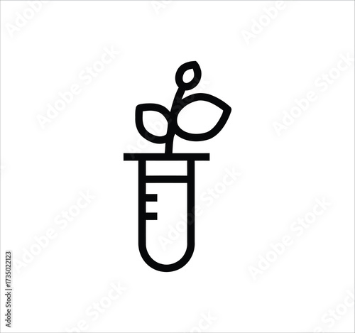 Chemistry & Laboratory set of web icons in line style. Editable stroke icons including flask, test tube, microscope, chemical formula, molecular structure, experiment, biotechnology, and science resea