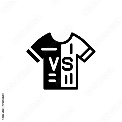 Intense Showdown T-Shirt Graphic Symbolizing Fierce Competition