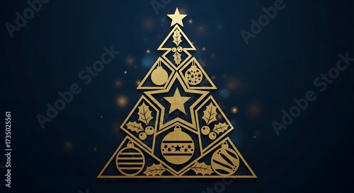 Stylized Geometric Whisk Icon with Abstract Swirls - Kitchen Utensil Vector Art