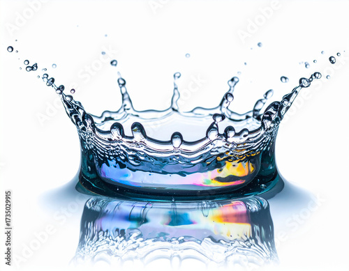water splash isolated