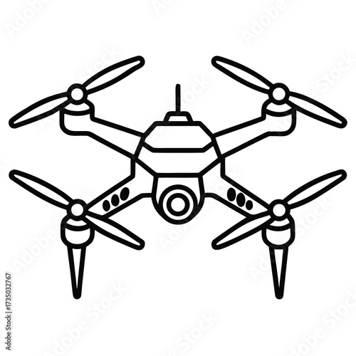 Drone vector illustration