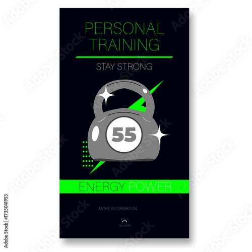 Personal Training Strength Kettlebell Workout Motivation Fitness Sport Sporty Strong Athlete Health