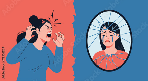 Understanding and managing intense emotions like anger and sadness in difficult situations.