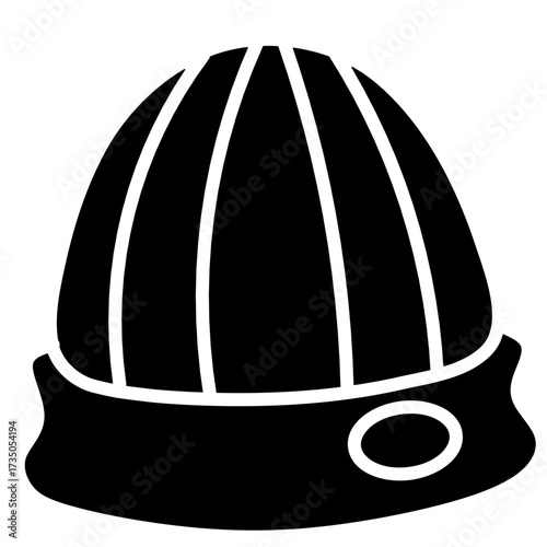 Vektor Illustration of a hat on a white background 